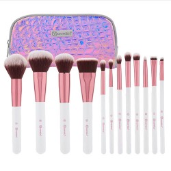 BH Cosmetics Crystal Quartz 12pc Brush Set With Cosmetic Case
